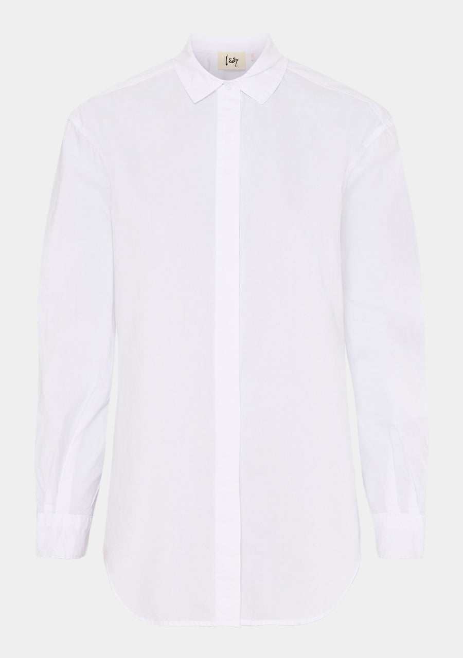 I SAY Bellis Long Shirt Shirts 100 White