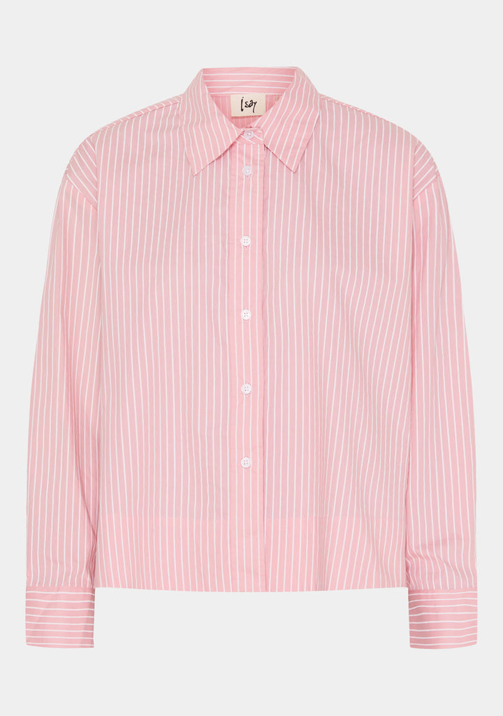 I SAY Bellis Shirt Jacket Shirts 034 Rose stripes
