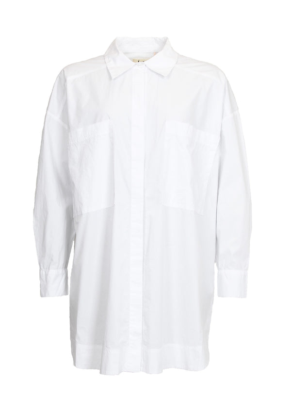 I SAY Bellis Tunic Shirt Dresses 100 White