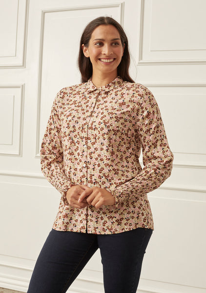 Gyta Smock Blouse Autumn Flower Isayshop.eu