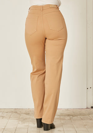 I SAY Isay Long Straight Pant Pants 102 Camel