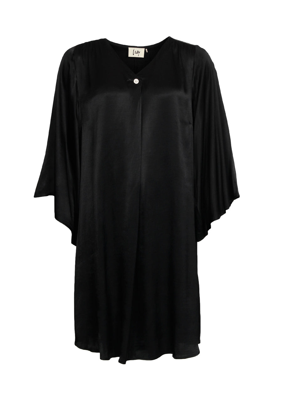 I SAY Mirra Button Dress Dresses 900 Black