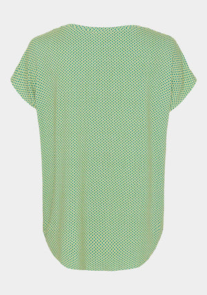 I SAY Nugga Printed T-Shirt T-Shirts L15 Emerald Geometric