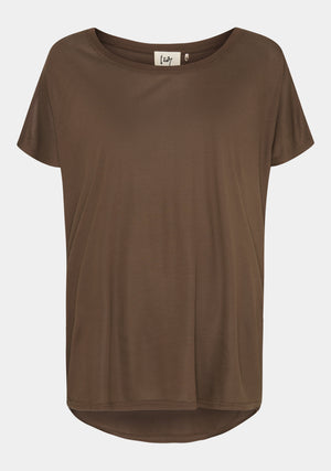 I SAY Nugga Viscose T-Shirt T-Shirts 971 Mole