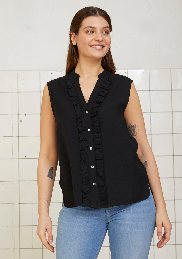 I SAY Vibe Top Tops 900 Black